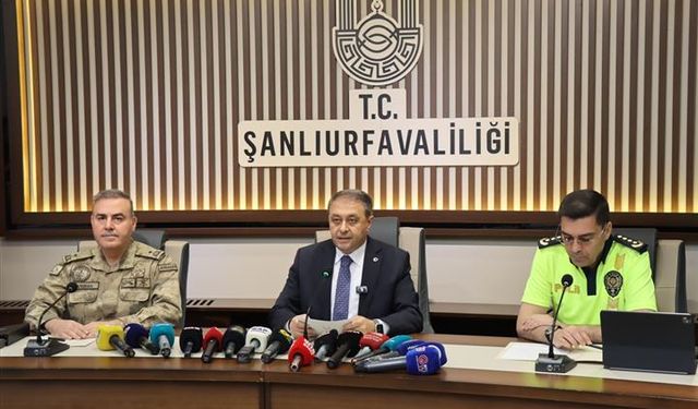 Şanlıurfa'da asayiş ve güvenlik bilgilendirme toplantısı yapıldı