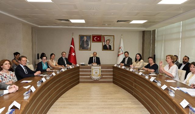 AB Büyükelçileri heyetinden Başkan Gülpınar'a ziyaret