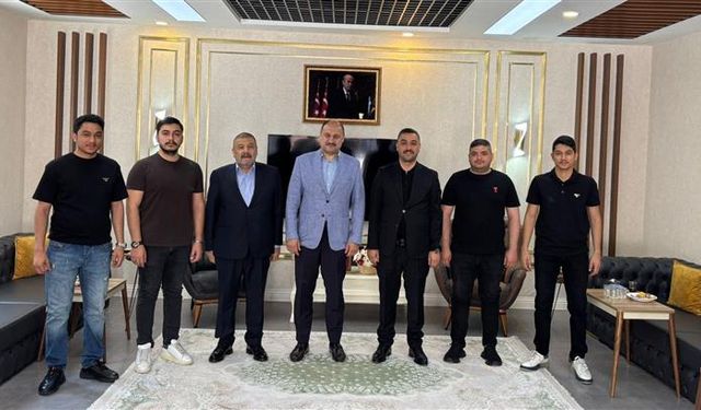 Başkan Gülpınar'dan MHP Siverek İlçe Başkanı Fettahlı'ya Ziyaret