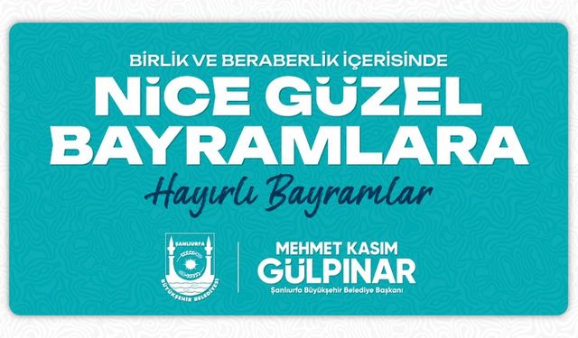 Başkan Gülpınar’dan Kurban Bayramı Mesajı