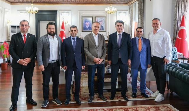 Bolu Valisi Aydın, Otelciler Derneği Heyetini Kabul Etti