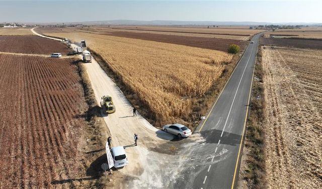 Büyükşehir, Suruç kırsalında yol konforunu artırıyor