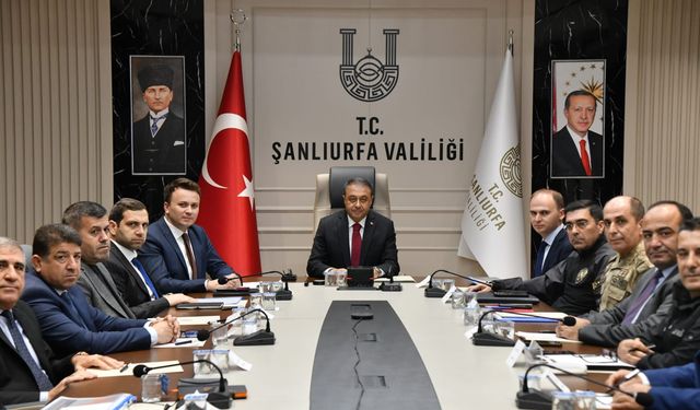 Şanlıurfa’da kış mevsimi toplantısında kararlar güncellendi