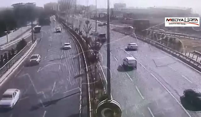 Şanlıurfa'da iki kişinin öldüğü kazanın görüntüleri