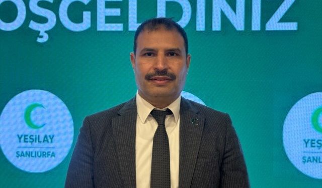 Yeşilay Şanlıurfa Şube Başkanlığa Aziz Çiftçi seçildi