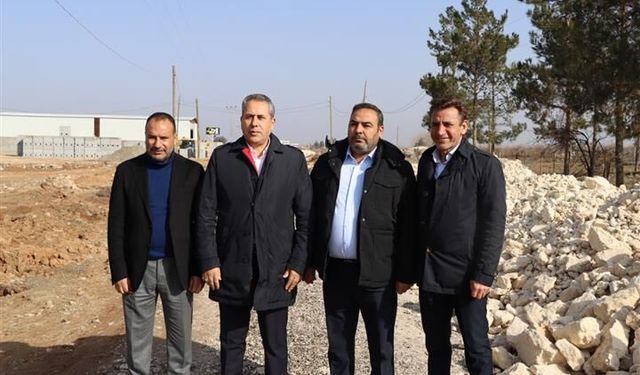 Harran–Akçakale Hattında 17 Km’lik Grup Yoluna Sıcak Asfalt