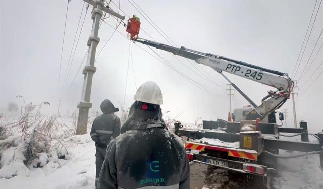 Dicle Elektrik Ekipleri -20 Derecede Görev Başında!