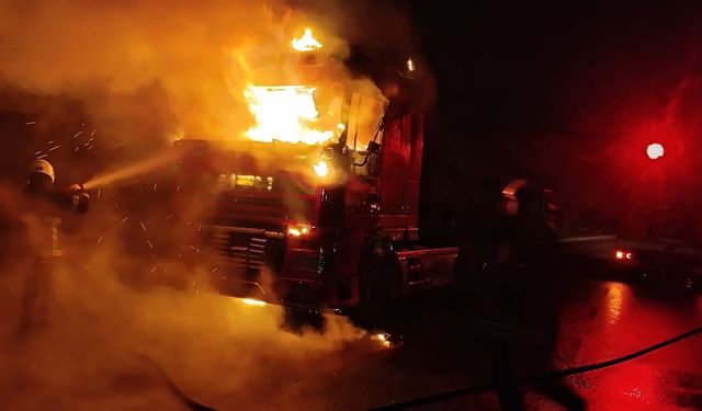 Eyyübiye’de Korkutan Araç Yangını