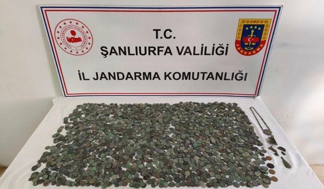 Şanlıurfa'da Tarihi Eser Operasyonu: Binlerce Sikke Ele Geçirildi
