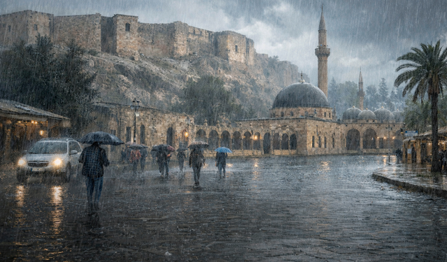 Şanlıurfa İçin Sağanak Yağış Uyarısı: Metrekareye 30 Litre Yağış Bekleniyor