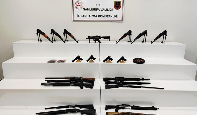 Viranşehir’de Silah Operasyonu: Ağır Silahlar Ele Geçirildi