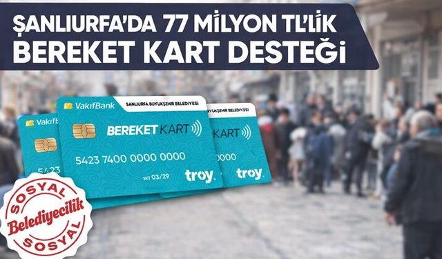 Şanlıurfa'da Büyükşehir'den ihtiyaç sahibi ailelere milyonlarca lira destek
