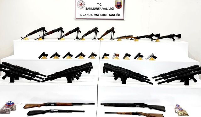 Şanlıurfa’da Silah Kaçakçılığı Operasyonu
