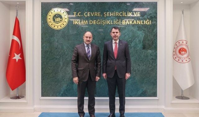 Başkan Gülpınar, Bakan Kurum ile Ankara’da Bir Araya Geldi