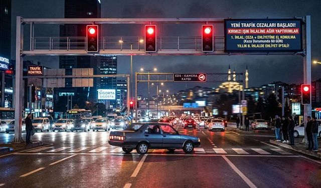 Kırmızı Işık İhlaline Kademeli Ceza Sistemi