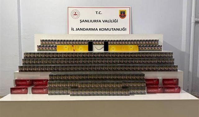 Şanlıurfa’da 1,9 Milyon Liralık Kaçak Tütün ve Sigara Ele Geçirildi