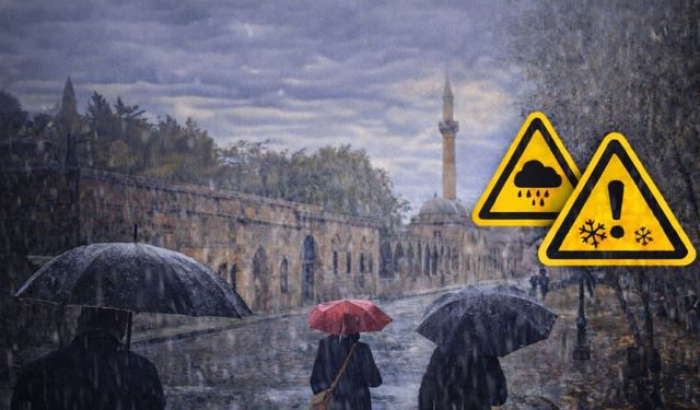 Şanlıurfa için yağış uyarısı: Sıcaklıklar düşüyor