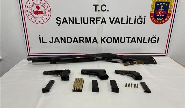 Şanlıurfa’da Ruhsatsız Silah Operasyonu