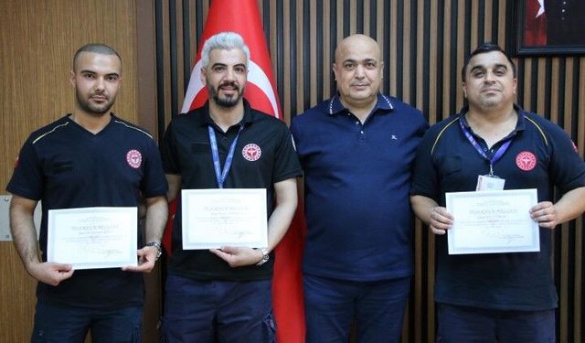 Dakikalarla Yarıştılar, Hayat Kurtardılar: 112 Ekibine Teşekkür Belgesi