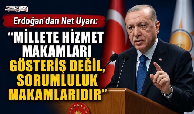 Erdoğan'dan Net Mesaj: "Şov Peşinde Koşan Yaklaşımı Tasvip Etmeyiz"