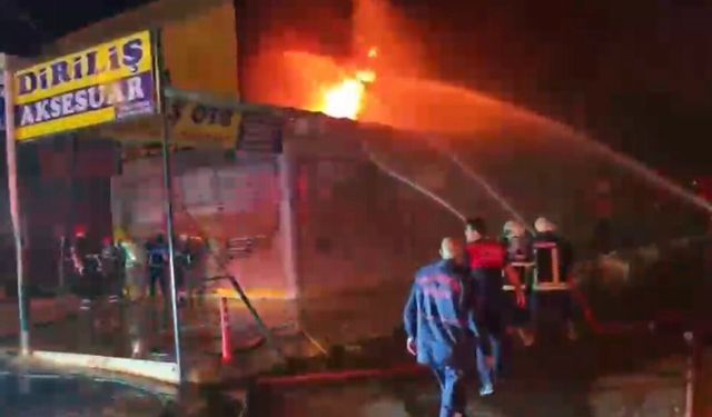 Şanlıurfa’da iki iş yerinde yangın
