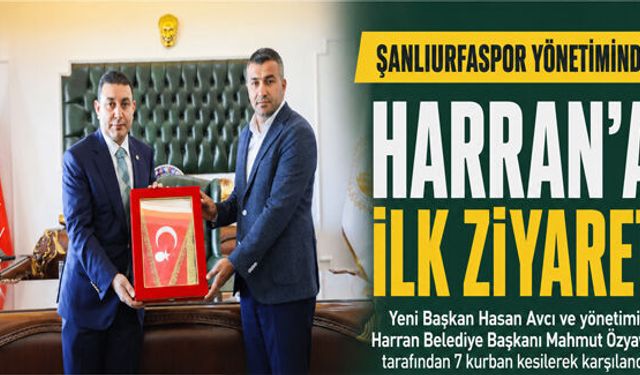 Şanlıurfaspor Yönetimine Harran'da Özel Karşılama