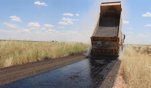 Büyükşehir'den Siverek Kırsalına 13 Kilometrelik Asfalt Hizmeti