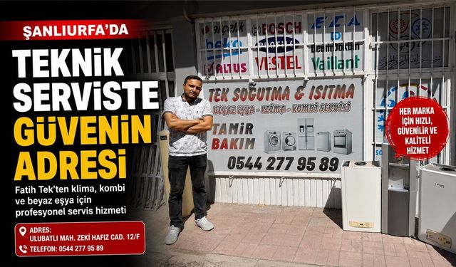 Klima ve Beyaz Eşyaya Uzman Dokunuş; Tek Soğutma
