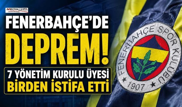 Fenerbahçe'de deprem
