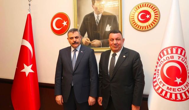 Milletvekili Özyavuz'dan İçişleri Bakanı Çiftçi'ye Ziyaret