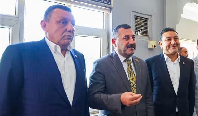 Milletvekili Özyavuz ve Başkan Özyavuz'dan Osman Mutlu'ya Hayırlı Olsun Ziyareti