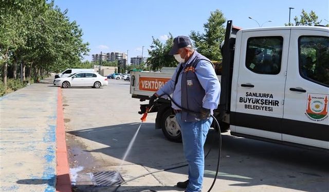 Büyükşehir'den Şanlıurfa Genelinde İlaçlama Mesaisi