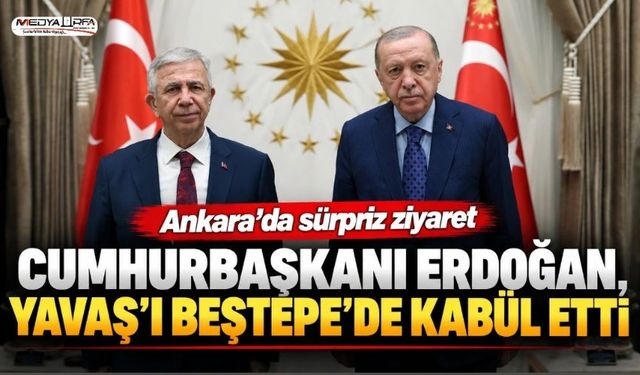 Ankara’da sürpriz ziyaret: Yavaş, Erdoğan ile görüştü