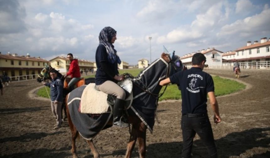 Suruç'un şampiyon atlarına "akademik" dokunuş