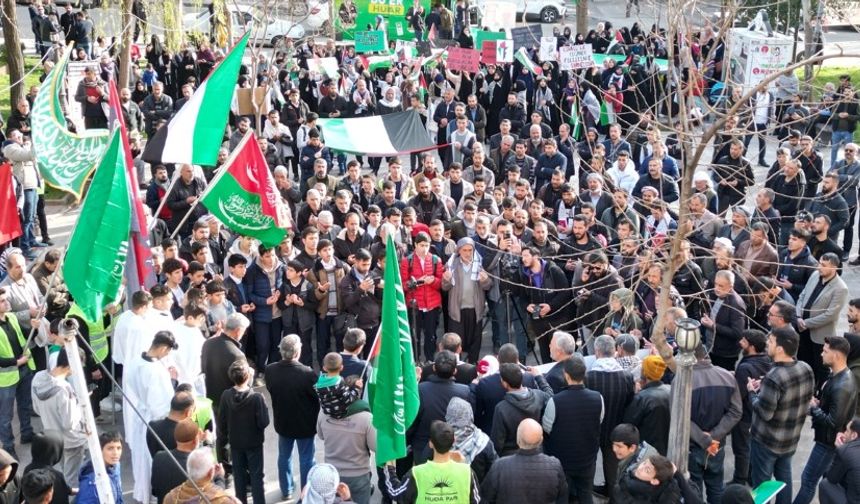 Siverek'te Filistin İçin Yürüdüler