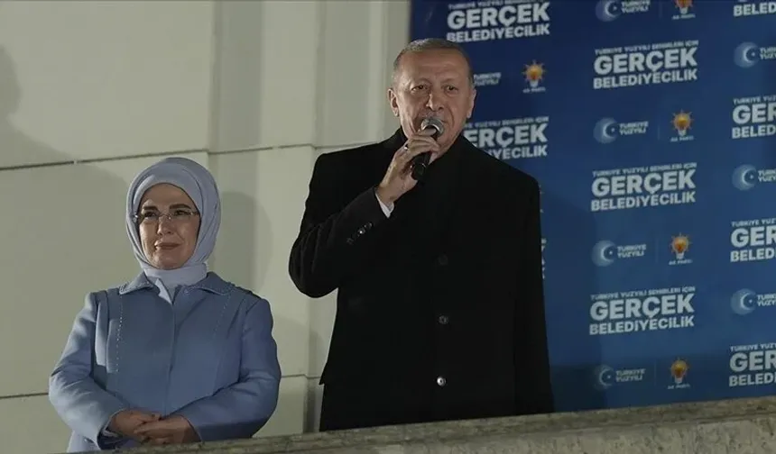 Erdoğan balkon konuşması yaptı: Seçimin galibi demokrasimizdir
