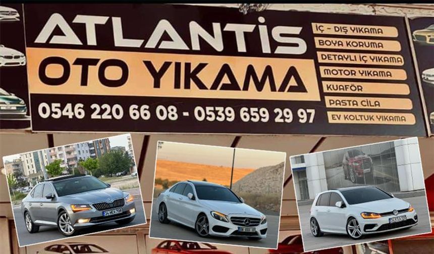 Şanlıurfa'da Atlantis Oto Yıkama Açıldı