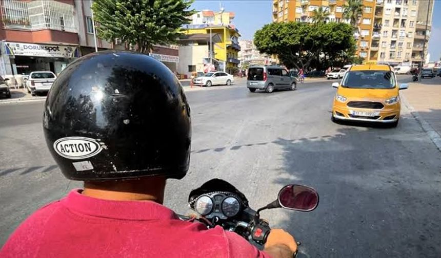 Şanlıurfa'da motosiklet sürücüleri kask takmadan trafiğe çıkamayacak