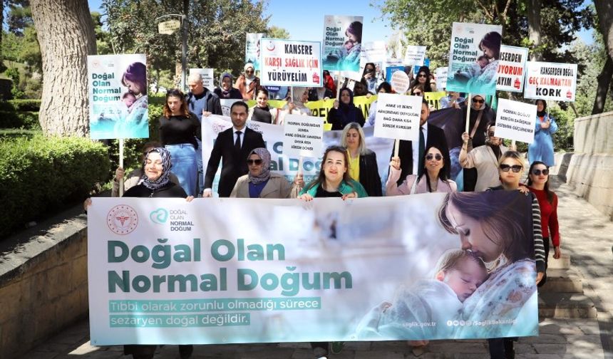 Şanlıurfa'dan Türkiye'ye Normal Doğum Mesajı