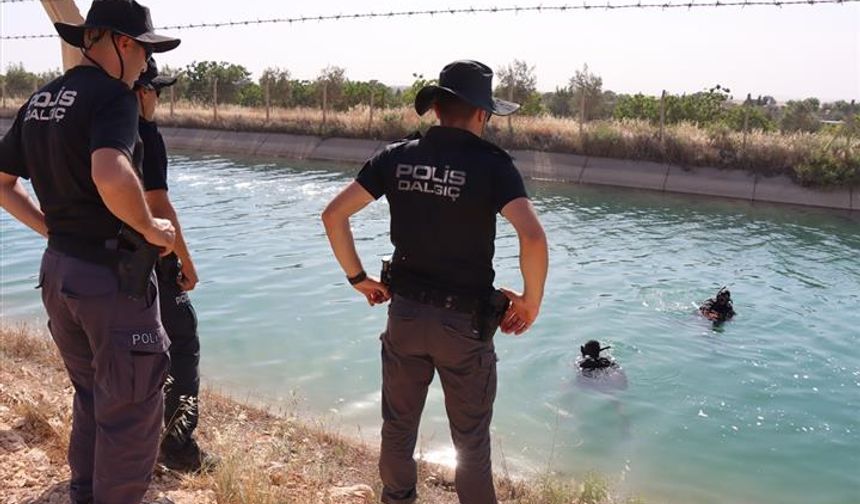 Şanlıurfa'da sulama kanalında akıntıya kapılan çocuğu arama çalışmaları sürdü
