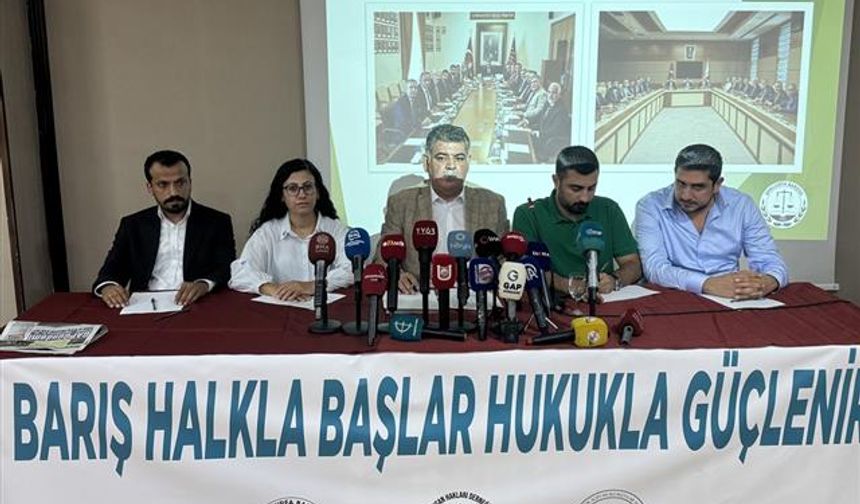 Şanlıurfa Baro Başkanı Öncel, "Terörsüz Türkiye" sürecini değerlendirdi