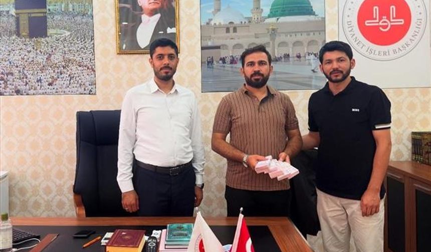 Almanya'da yaşayan hayırseverlerden Kur’an kursu inşaatına destek