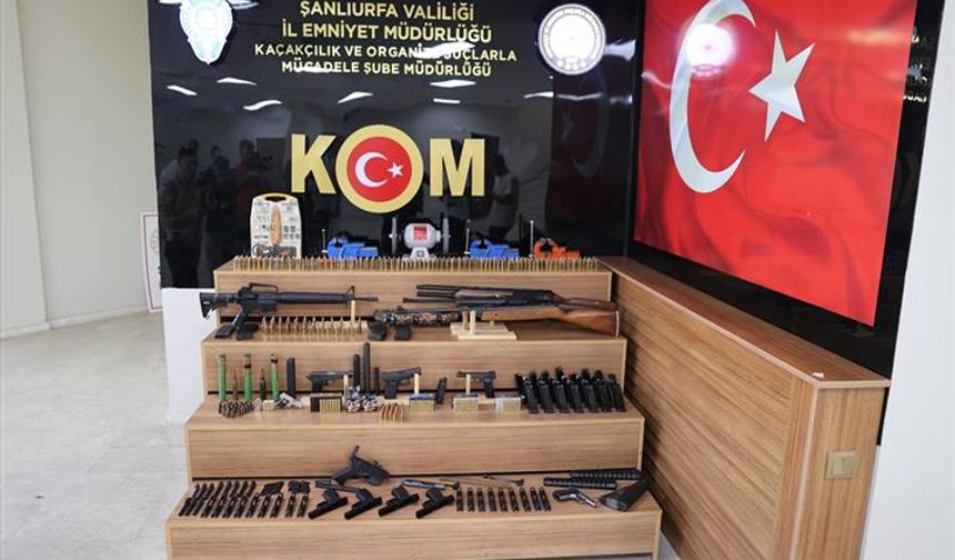 Şanlıurfa'da silah kaçakçılığı operasyonunda 4 şüpheli yakalandı