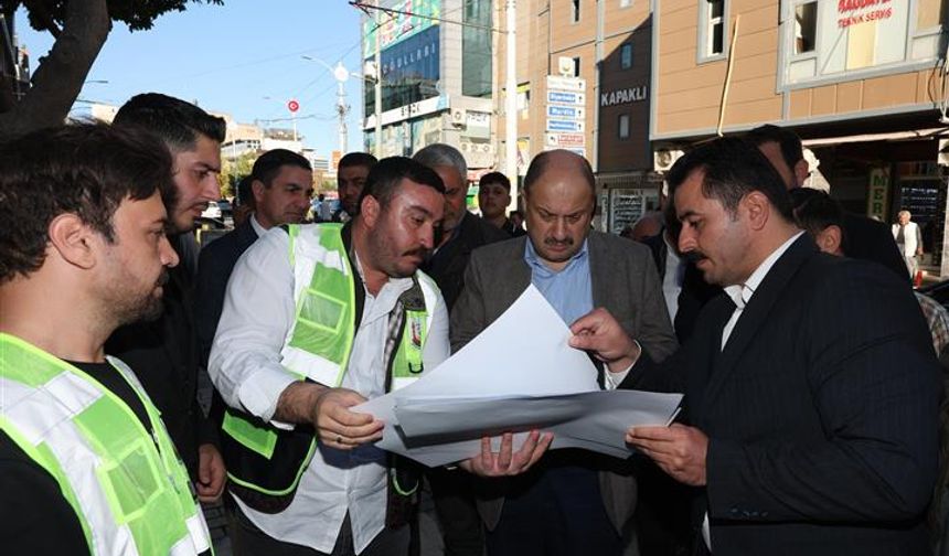 Başkan Gülpınar’dan Divanyolu Çalışmalarına Saha Ziyareti