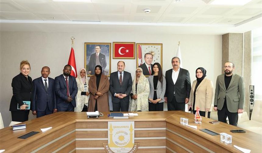 Şanlıurfa’da Başkan Gülpınar’dan Etiyopya Heyetine Misafirperverlik