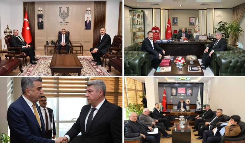 Üzümcüoğlu'ndan Şanlıurfa'da Önemli Temaslar