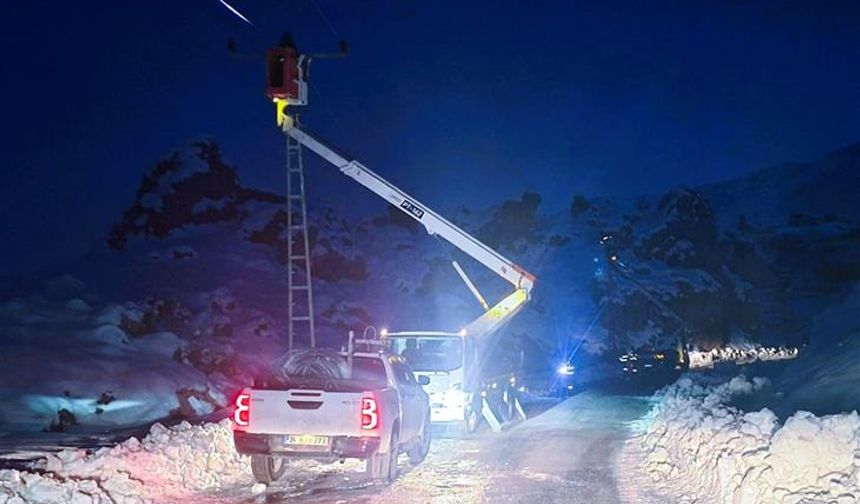 Dicle Elektrik Zorlu Koşullarda Görev Başında