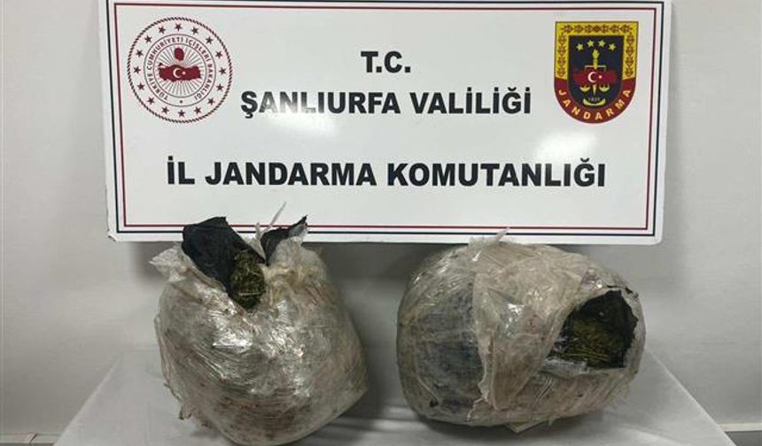 Şanlıurfa’da Narkotik Operasyonu: 20 Kilogram Esrar Ele Geçirildi