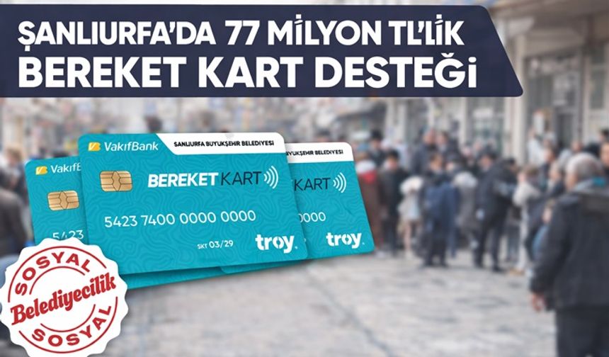 Şanlıurfa'da Büyükşehir'den ihtiyaç sahibi ailelere milyonlarca lira destek