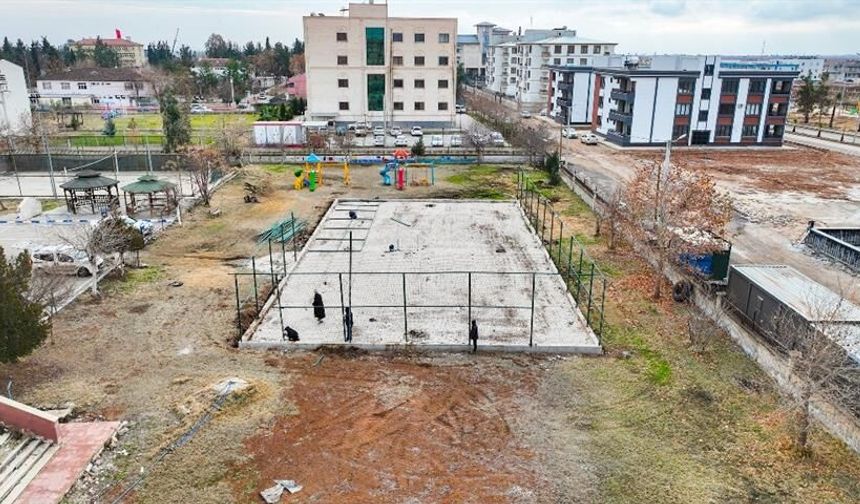 Harran’da her mahalleye Voleybol ve Basketbol Sahası